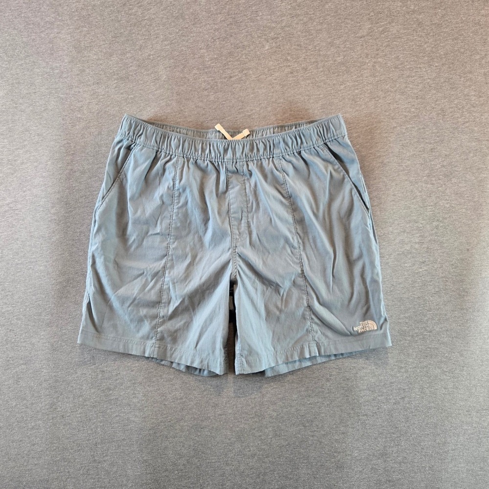 The North Face Class V Pull On Shorts Mens Large Blue Gray NF0A5A5X Stretch